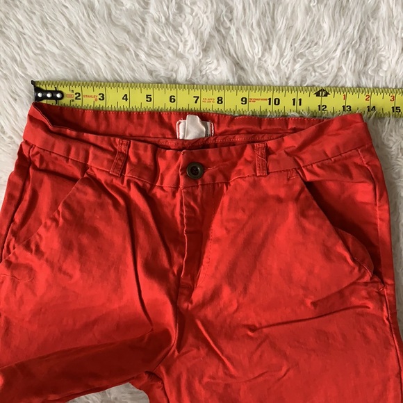 Forever 21 red pants women’s size 27 - Picture 9 of 10